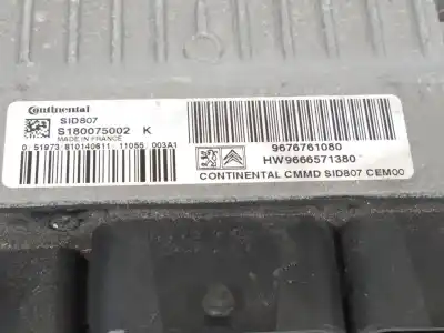 Second-hand car spare part ecu engine control for citroen c4 picasso i monospace (ud_) 1.6 hdi 110 oem iam references 9676761080 s180075002k sid807