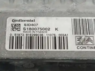 Автозапчастина б/у ебу контролер двигуна для citroen c4 picasso i monospace (ud_) 1.6 hdi 110 посилання на oem iam 9676761080 9666571380 s180075002