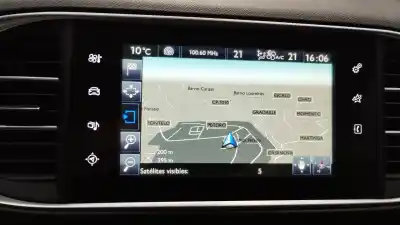 Peça sobressalente para automóvel em segunda mão display gps / multimídia por peugeot 308 style referências oem iam 9811486280  
