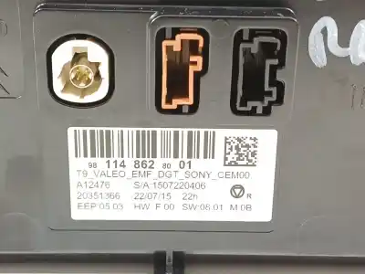 Peça sobressalente para automóvel em segunda mão display gps / multimídia por peugeot 308 style referências oem iam 9811486280  