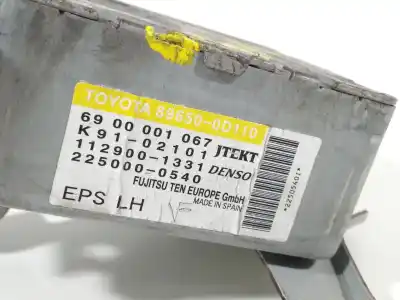 Second-hand car spare part steering control unit for toyota yaris (ksp9/scp9/nlp9) básico oem iam references 896500d110  