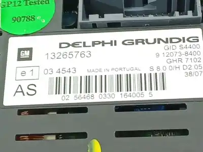 Pezzo di ricambio per auto di seconda mano display multifunzione per opel corsa d ´´111 years´´ riferimenti oem iam 13265763  