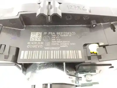 Автозапчастина б/у управління світлом для citroen c3 ii (sc_) 1.4 hdi 70 (sc8hzc sc8hr0 sc8hp4) посилання на oem iam 98312593zd  