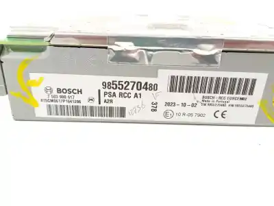 Second-hand car spare part audio system / radio cd for citroen c3 ii (sc_) 1.4 hdi 70 (sc8hzc sc8hr0 sc8hp4) oem iam references 9855270480  