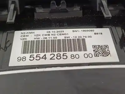 Second-hand car spare part dashboard for citroen c3 ii (sc_) 1.4 hdi 70 (sc8hzc sc8hr0 sc8hp4) oem iam references 9855428580  