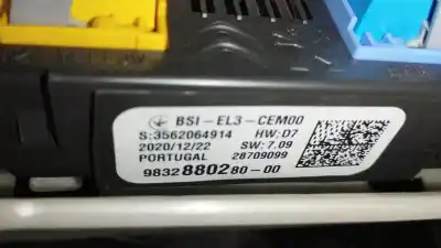 Автозапчасти б/у блок реле/предохранителей за peugeot 208 2020 ссылки oem iam 9832880280  