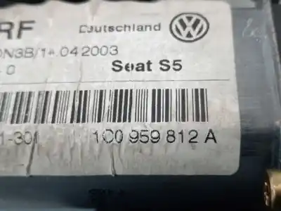 Pezzo di ricambio per auto di seconda mano alzacristalli posteriore destro per seat leon (1m1) signo riferimenti oem iam 1m0839756h  1c0959812
