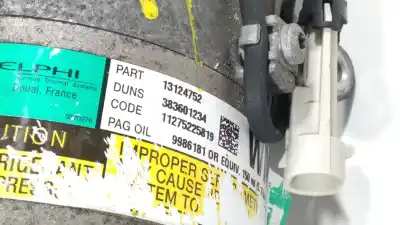 Pezzo di ricambio per auto di seconda mano compressore aria condizionata per opel astra gtc cosmo riferimenti oem iam 13124752  