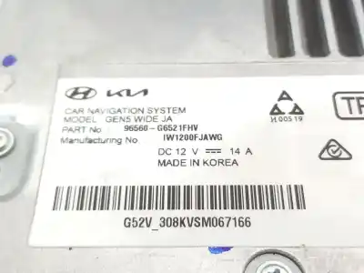 Автозапчастина б/у gps навігаційна система для kia picanto 1.0 cat посилання на oem iam 96560g6521fhv  