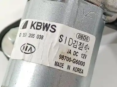 Автозапчастина б/у двигатель заднього склоочисника для kia picanto 1.0 cat посилання на oem iam 98700g6000  