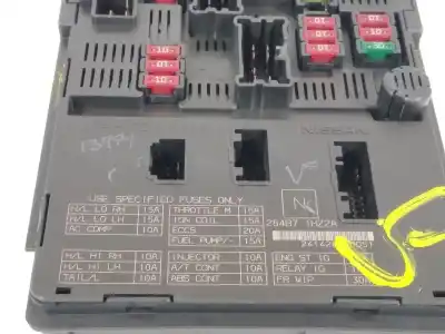 Peça sobressalente para automóvel em segunda mão caixa de fusíveis e relés por nissan note (e12) 1.5 dci referências oem iam 284b71hz2a  