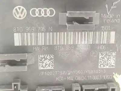 Pezzo di ricambio per auto di seconda mano modulo comfort per audi a4 berlina (b8) básico riferimenti oem iam 8t0959795n  