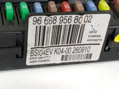 Second-hand car spare part fuse box unit for citroen c4 picasso avatar oem iam references 9666895680  