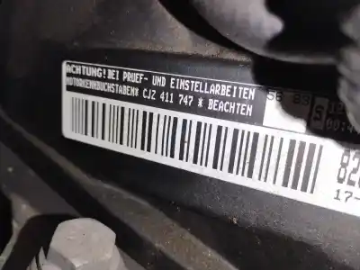 Автозапчастина б/у двигун комплект для volkswagen polo v (6r1, 6c1) 1.2 tsi 16v посилання на oem iam cjz  