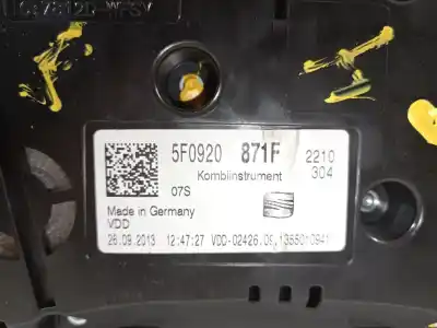 Peça sobressalente para automóvel em segunda mão quadrante por seat leon (5f1) cupra 280 referências oem iam 5f0920871f  