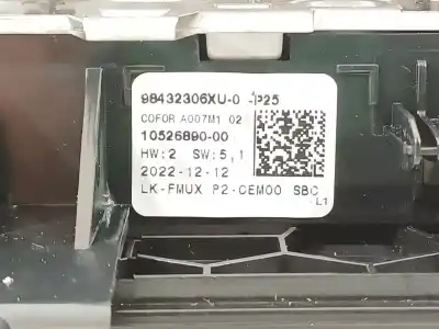 Автозапчастина б/у многофункційне управління для peugeot 208 ii (ub_, up_, uw_, uj_) 1.2 puretech 100 посилання на oem iam 98432306xu  