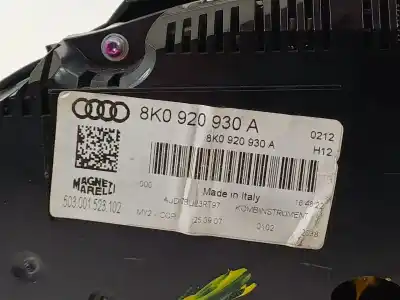 Second-hand car spare part dashboard for audi a4 b8 (8k2) 3.2 fsi quattro oem iam references 8k0920930a  