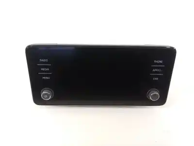 Pezzo di ricambio per auto di seconda mano impianto audio / radio cd per skoda scala (nw1) 1.6 tdi riferimenti oem iam 654035871b  