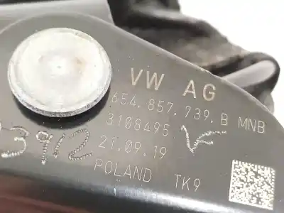 Автозапчасти б/у левый задний крюк ремня за skoda scala (nw1) 1.6 tdi ссылки oem iam 654857739b  