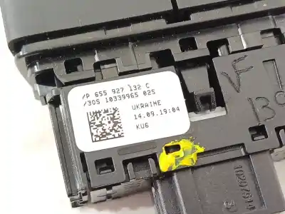 Second-hand car spare part multifunction switch for skoda scala (nw1) 1.6 tdi oem iam references 655927132c  