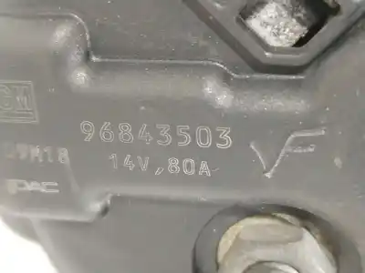 Автозапчастина б/у генератор для chevrolet spark 1.0 basis посилання на oem iam 96843503  