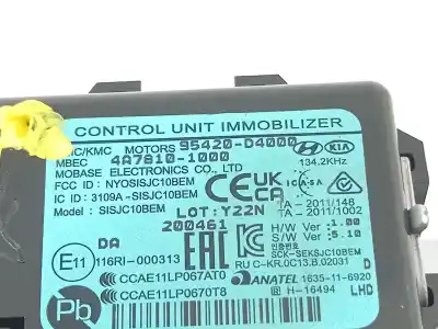 Автозапчасти б/у электронный модуль за kia picanto iii (ja) 1.0 lpg ссылки oem iam 95420d4000  