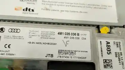 Second-hand car spare part gps navigation system for audi q7 (4mb, 4mg) 3.0 tdi quattro oem iam references 4m1035036b  