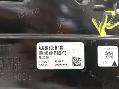 Автозапчастина б/у правий ліхтар для audi q7 (4mb, 4mg) 3.0 tdi quattro посилання на oem iam 4m0945094m  