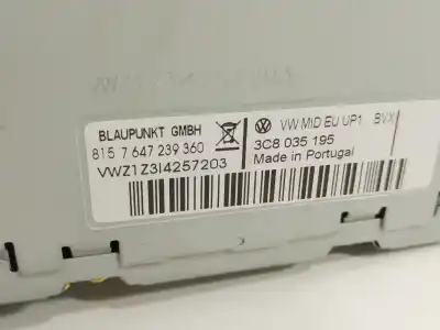 Автозапчасти б/у аудиосистема / радио cd за vw eos (1f7, 1f8) 2.0 tdi 16v ссылки oem iam 3c8035195  
