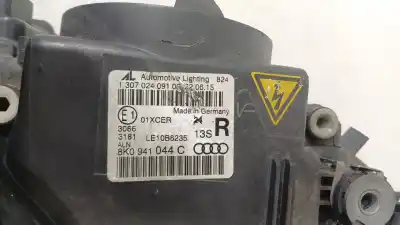 İkinci el araba yedek parçası sag far için audi a4 b8 (8k2) 2.0 tdi oem iam referansları 8k0941044c  