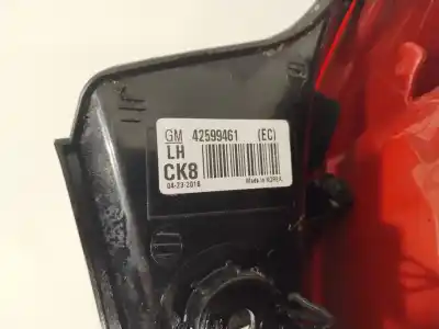 Second-hand car spare part Left Tailgate Light for OPEL MOKKA X 120 Aniversario Start/Stop OEM IAM references 42599461  