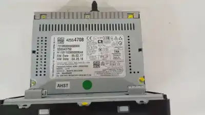 Pezzo di ricambio per auto di seconda mano impianto audio / radio cd per opel mokka x 120 aniversario start/stop riferimenti oem iam 42554708  