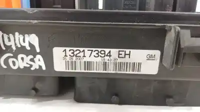 İkinci el araba yedek parçası röle/sigorta kutusu için opel corsa d (s07) 1.3 cdti (l08, l68) oem iam referansları 13217394  