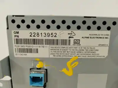 Second-hand car spare part multifunction display for opel ampera (r12) ev 150 oem iam references 22813952  