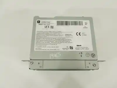 Peça sobressalente para automóvel em segunda mão módulo / sistema de navegação gps por opel ampera (r12) ev 150 referências oem iam 22857152  