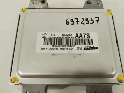 Second-hand car spare part ecu engine control for opel ampera (r12) ev 150 oem iam references 12649603  