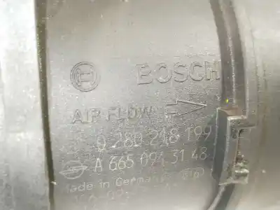Автозапчастина б/у витратомір повітря для ssangyong rodius xdi посилання на oem iam a6650943148 0280218199 