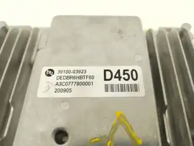 Second-hand car spare part ecu engine control for kia niro (de) 1.6 gdi hybrid oem iam references 3910003923 a3c0777800001 