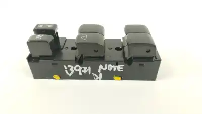 Peça sobressalente para automóvel em segunda mão botão / interruptor elevador vidro dianteiro esquerdo por nissan note (e12) 1.5 dci referências oem iam 254013vv0b  