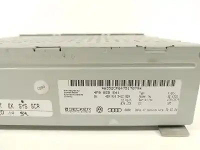 Second-hand car spare part audio system / radio cd for audi a6 c6 (4f2) 3.2 fsi oem iam references 4f0035541  