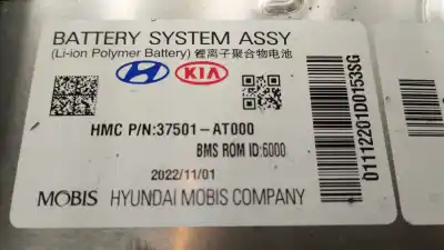 Peça sobressalente para automóvel em segunda mão bateria por kia niro (de) 1.6 gdi hybrid referências oem iam 37501-at000