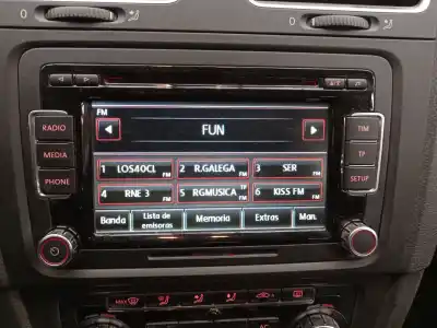 Pezzo di ricambio per auto di seconda mano impianto audio / radio cd per volkswagen golf vi (5k1) 2.0 tdi riferimenti oem iam 3c8035195 8157647239360 7647239360