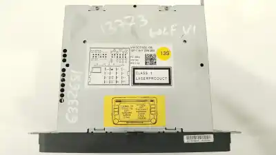 Pezzo di ricambio per auto di seconda mano impianto audio / radio cd per volkswagen golf vi (5k1) 2.0 tdi riferimenti oem iam 3c8035195 8157647239360 7647239360