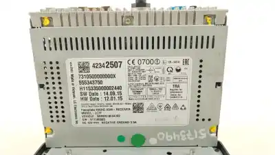 Second-hand car spare part audio system / radio cd for opel adam unlimited ecoflex oem iam references 42342507 555343750 