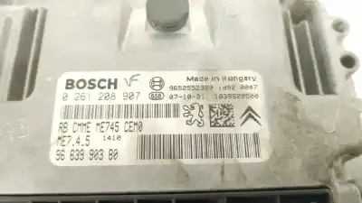 Second-hand car spare part ecu engine control for citroen c2 (jm_) 1.6 vts oem iam references 9652552380 0261208907 
