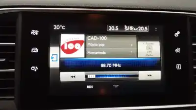 Second-hand car spare part multifunction display for peugeot 308 access oem iam references 9808284180 351300069 