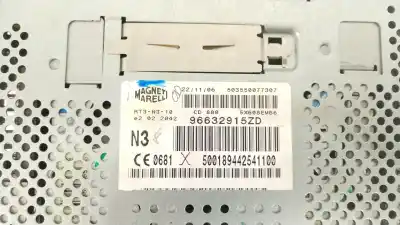Peça sobressalente para automóvel em segunda mão módulo / sistema de navegação gps por citroen c6 básico referências oem iam 96632915zd 554550121306 