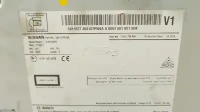 Автозапчастина б/у gps навігаційна система для nissan qashqai (j11) acenta 4x4 посилання на oem iam 259157fw0a 7513750904 