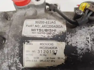 Tweedehands auto-onderdeel airconditioning compressor voor suzuki swift iii (mz, ez) 1.3 (rs 413) oem iam-referenties 9520062ja0  
