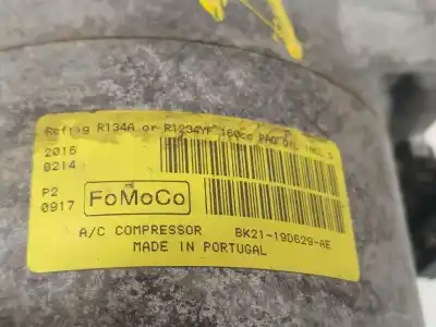 Peça sobressalente para automóvel em segunda mão compressor de ar condicionado a/a a/c por ford transit custom v362 furgón (fy, fz) 2.2 tdci referências oem iam bk2119d629ae  